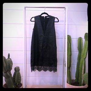 Leather + Lace Zara Dress